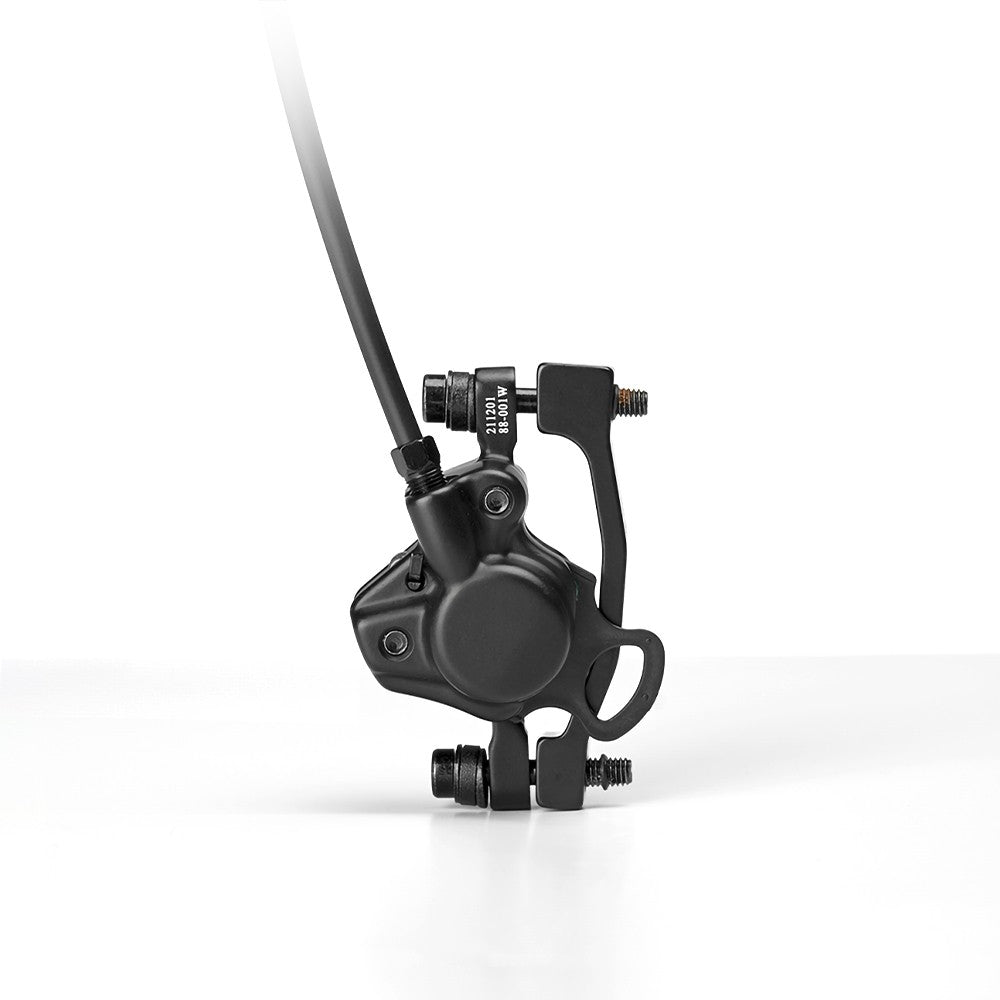 Hycline Tektro HD-E350 hydraulic disc brake set with front and rear brakes, rotors, and IS adapter for electric bikes.