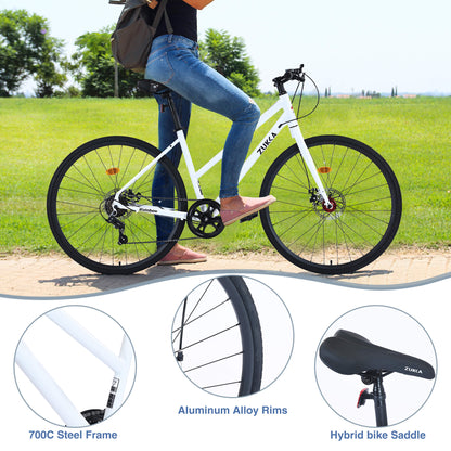 Hycline Zukka Slash 700x32C bicycle tire showing tread pattern and sidewall detail on a neutral background