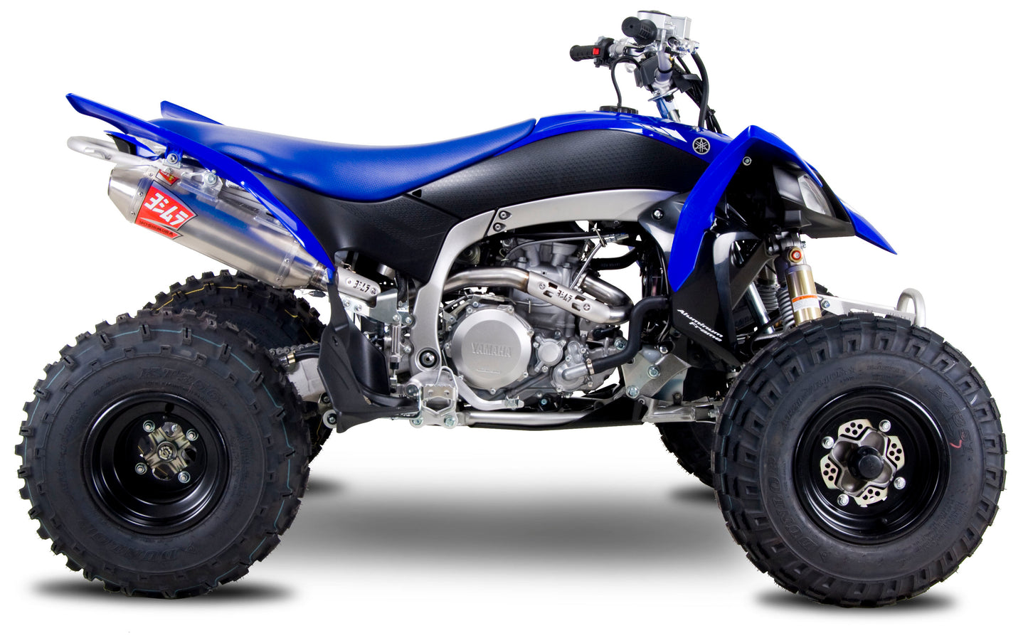 YOSHIMURA Yoshimura Signature RS 2 full system UTV exhaust in stainless steel, with polished finish and sleek design.