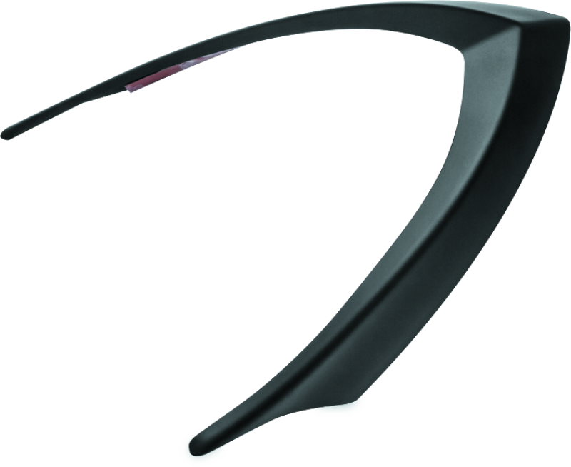 Kuryakyn satin black tail light top trim for Indian motorcycles, shown on a motorcycle with sleek black finish.