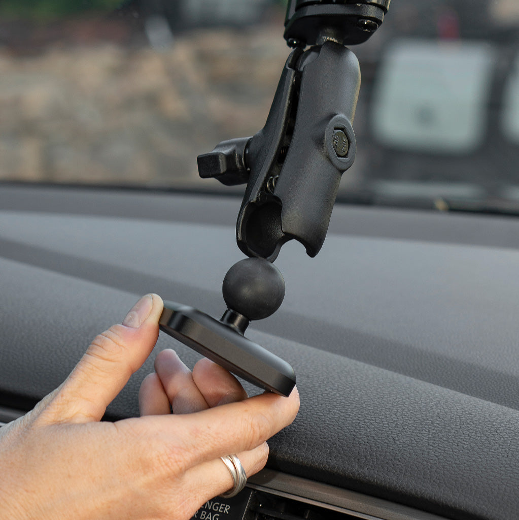 Ball Mount | Charging Non-Locking Qi1 | 1in - Howling Moto