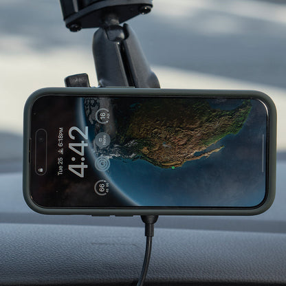 Ball Mount | Charging Non-Locking Qi1 | 1in - Howling Moto