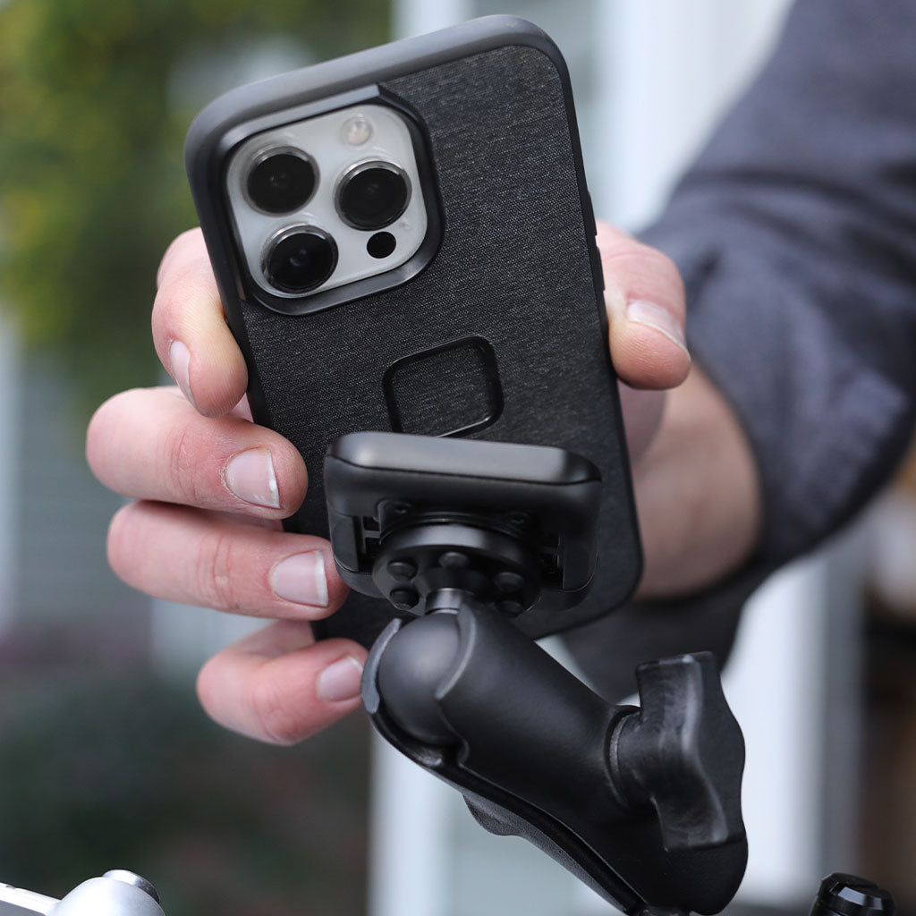 Ball Mount | Non Charging Locking | 1in - Howling Moto