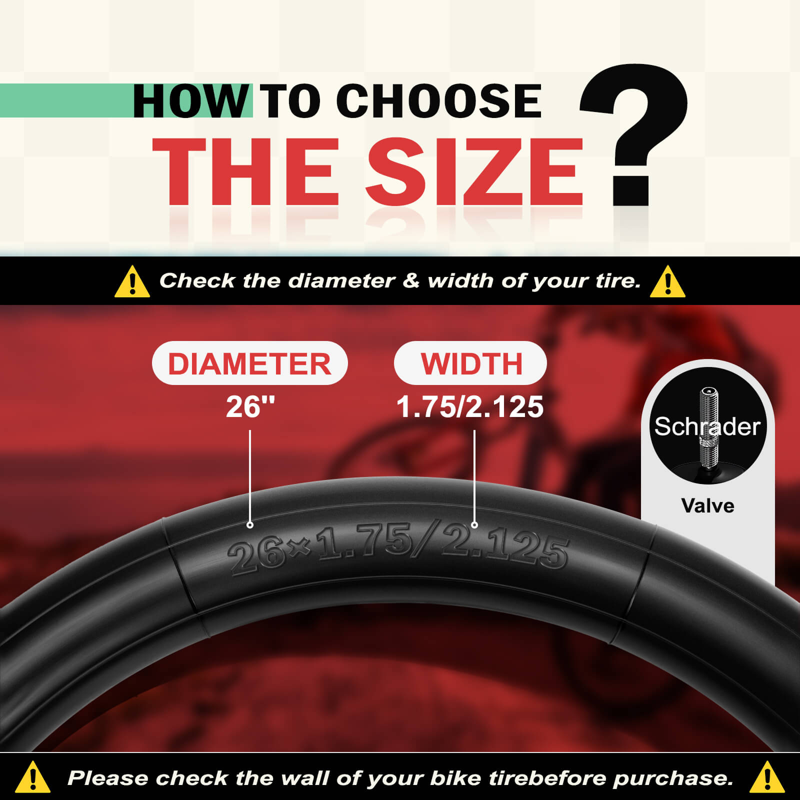Hycline Bike Inner Tube 14“-29” - Howling Moto