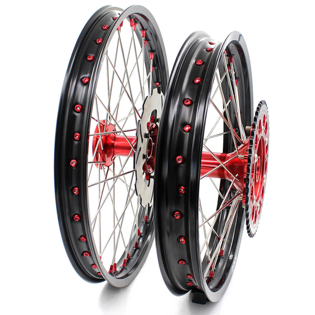 KKE 21" 19" CRF250R CRF450R 2015-2025 For HONDA MX Casting Wheels Rims Set Different Color Comb Available - Howling Moto