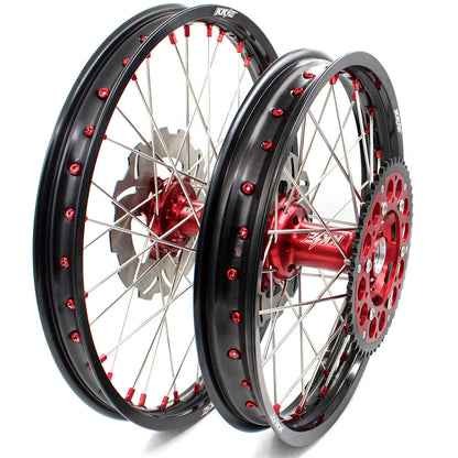 KKE 21" 19" or 21" 18" Spoke Wheels Rims For HONDA CRF250R 2004-2013 CRF450R 2002-2012 - Howling Moto