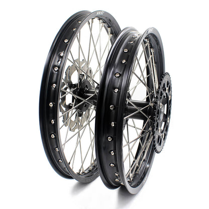 KKE 21 & 18 Enduro Spoked Wheels Fit SUZUKI RM125 1996-2007 RM250 1996-2008 - Howling Moto
