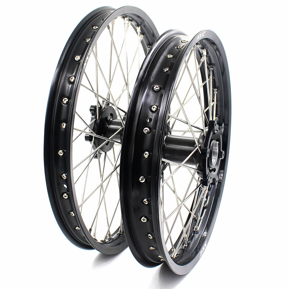 KKE 21 & 19 MX Spoked Wheels Fit SUZUKI RM125 1996-2007 RM250 1996-2008 - Howling Moto