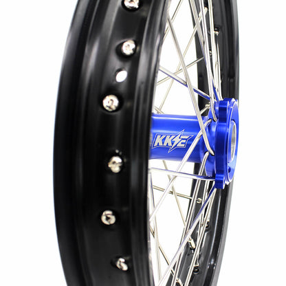 KKE 17 & 14 YZ80 1990-2001 YZ85 2002-2025 Kids Wheels for Yamaha Blue Hub - Howling Moto