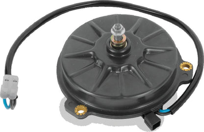 QuadBoss fan motor for Honda FourTrax Rancher and Foreman models TRX400FGA and TRX500FA, designed for engine cooling.