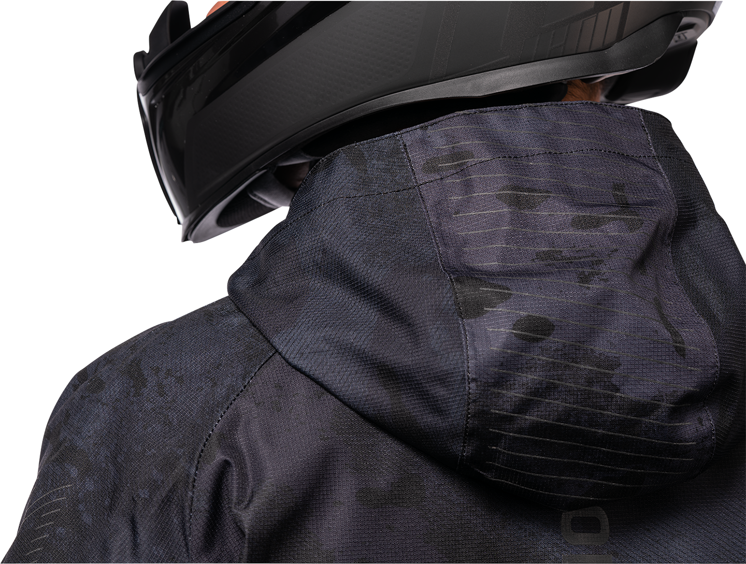 Bill's Exhausts ICON PDX3™ Jacket in dark camo, medium size, featuring a stylish camouflage design and jacket details.