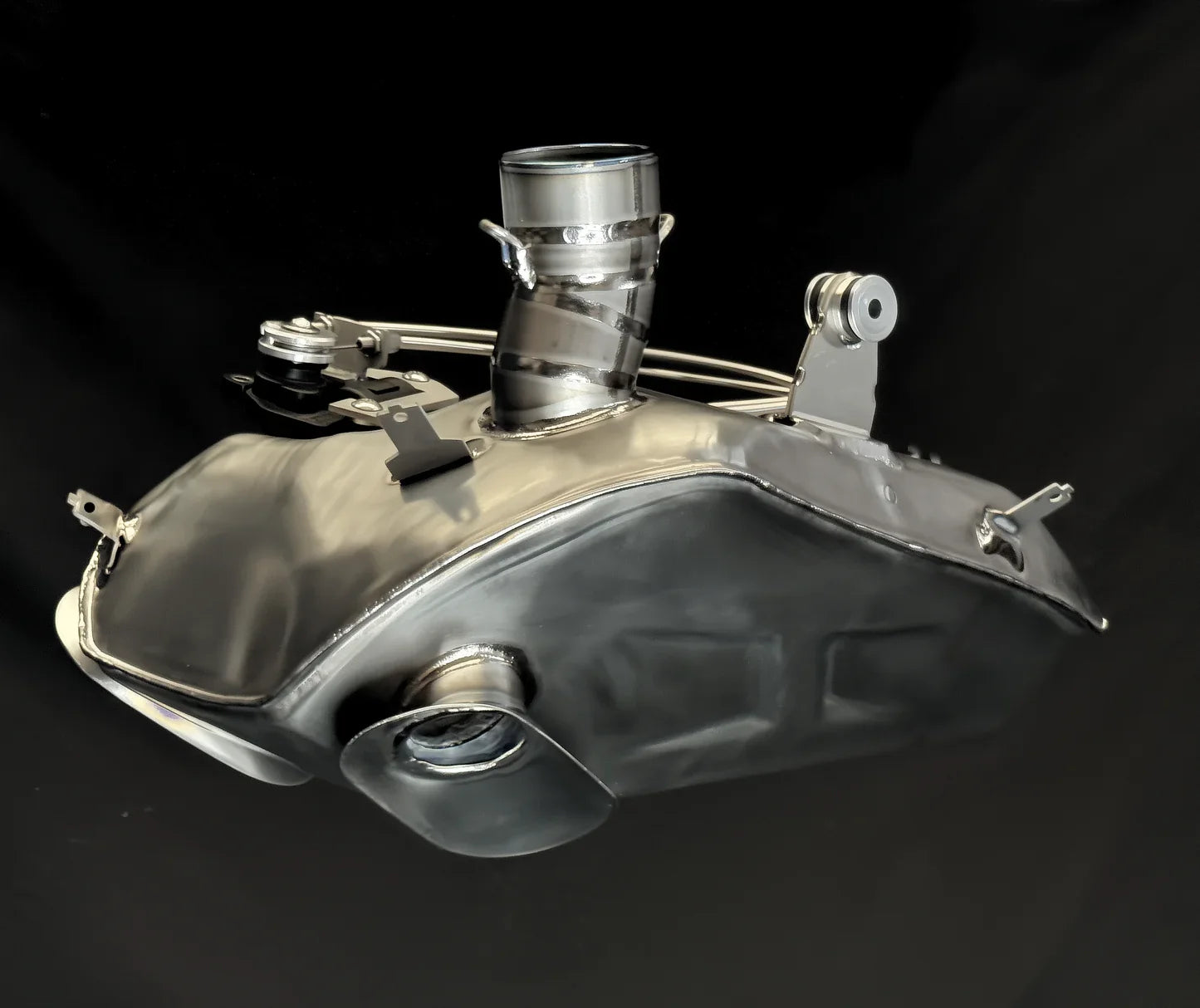 Ducati Panigale V4/V4S/V4R and Streetfighter V4 Bimodal stealth titanium slip-on exhaust by Bill's Exhausts, 2018-2024.