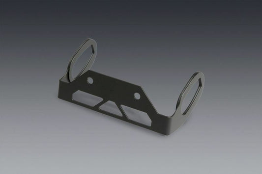 YOSHIMURA V2 Fender Eliminator Kit for OEM turn signal bracket on motorcycle, includes sleek black mounting hardware