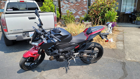 KAWASAKI Z400 & NINJA 400 PASSENGER PEG DELETE PLATE - Howling Moto