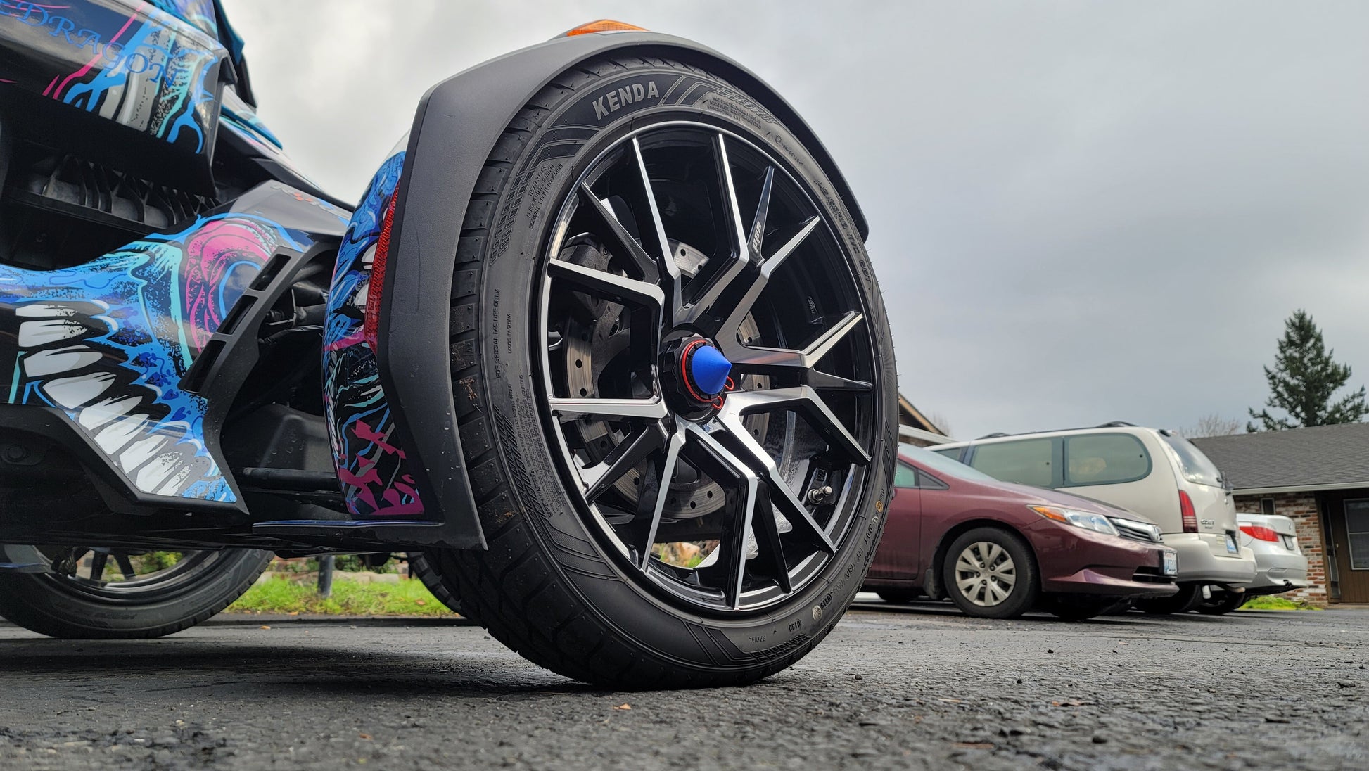 CAN-AM RYKER WHEEL CENTER CAPS - Howling Moto
