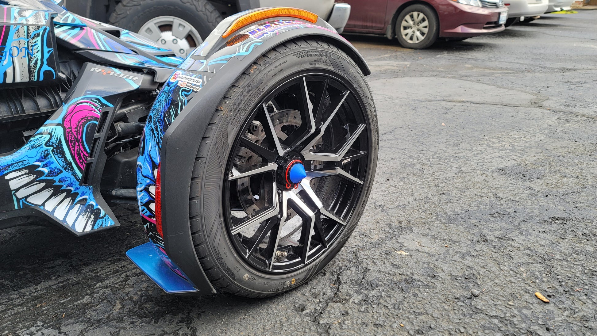 CAN-AM RYKER WHEEL CENTER CAPS - Howling Moto