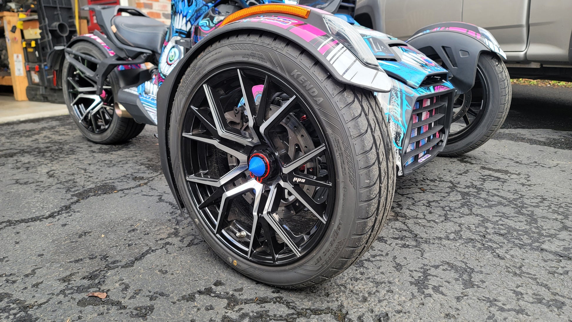 CAN-AM RYKER WHEEL CENTER CAPS - Howling Moto