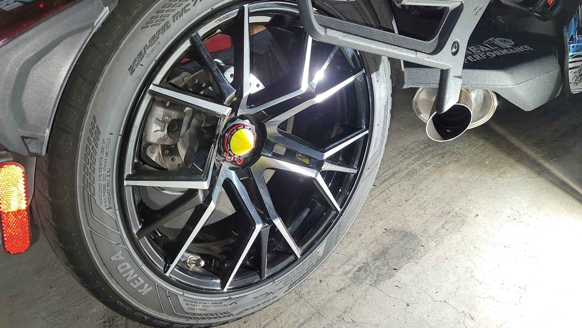CAN-AM RYKER WHEEL CENTER CAPS - Howling Moto