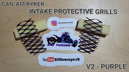Can-Am Ryker Intake Protective Grills - Howling Moto