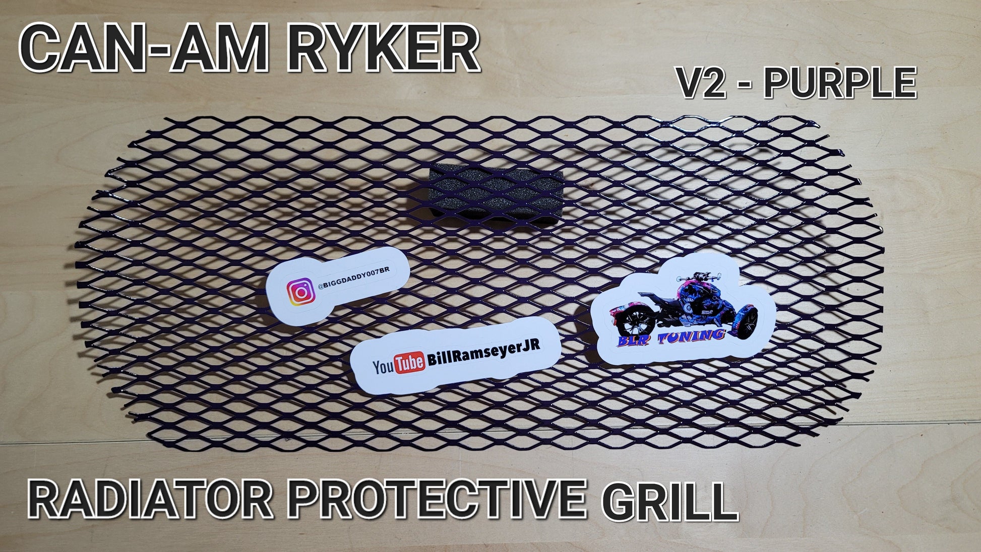 Can-Am Ryker Radiator Protective Grill - Howling Moto