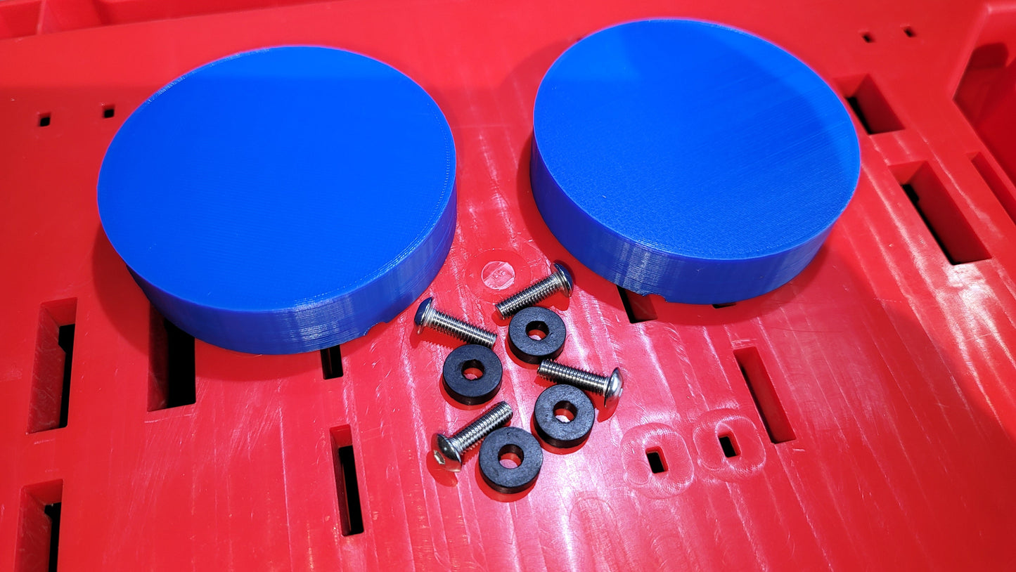 FRONT HUB COVERS FOR CAN-AM RYKER sold as a set of 2 - Howling Moto