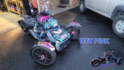 FRONT HUB COVERS FOR CAN-AM RYKER sold as a set of 2 - Howling Moto