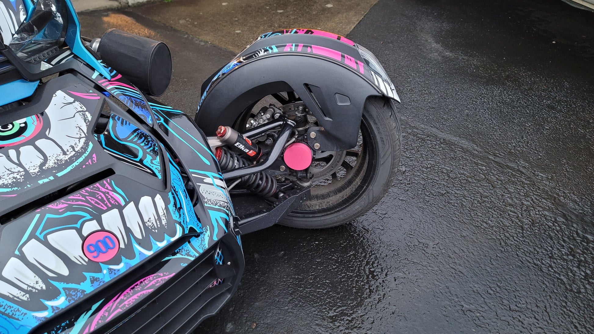 FRONT HUB COVERS FOR CAN-AM RYKER sold as a set of 2 - Howling Moto