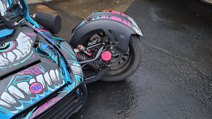 FRONT HUB COVERS FOR CAN-AM RYKER sold as a set of 2 - Howling Moto