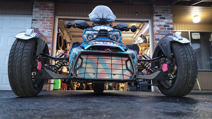 FRONT HUB COVERS FOR CAN-AM RYKER sold as a set of 2 - Howling Moto