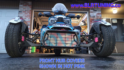 FRONT HUB COVERS FOR CAN-AM RYKER sold as a set of 2 - Howling Moto