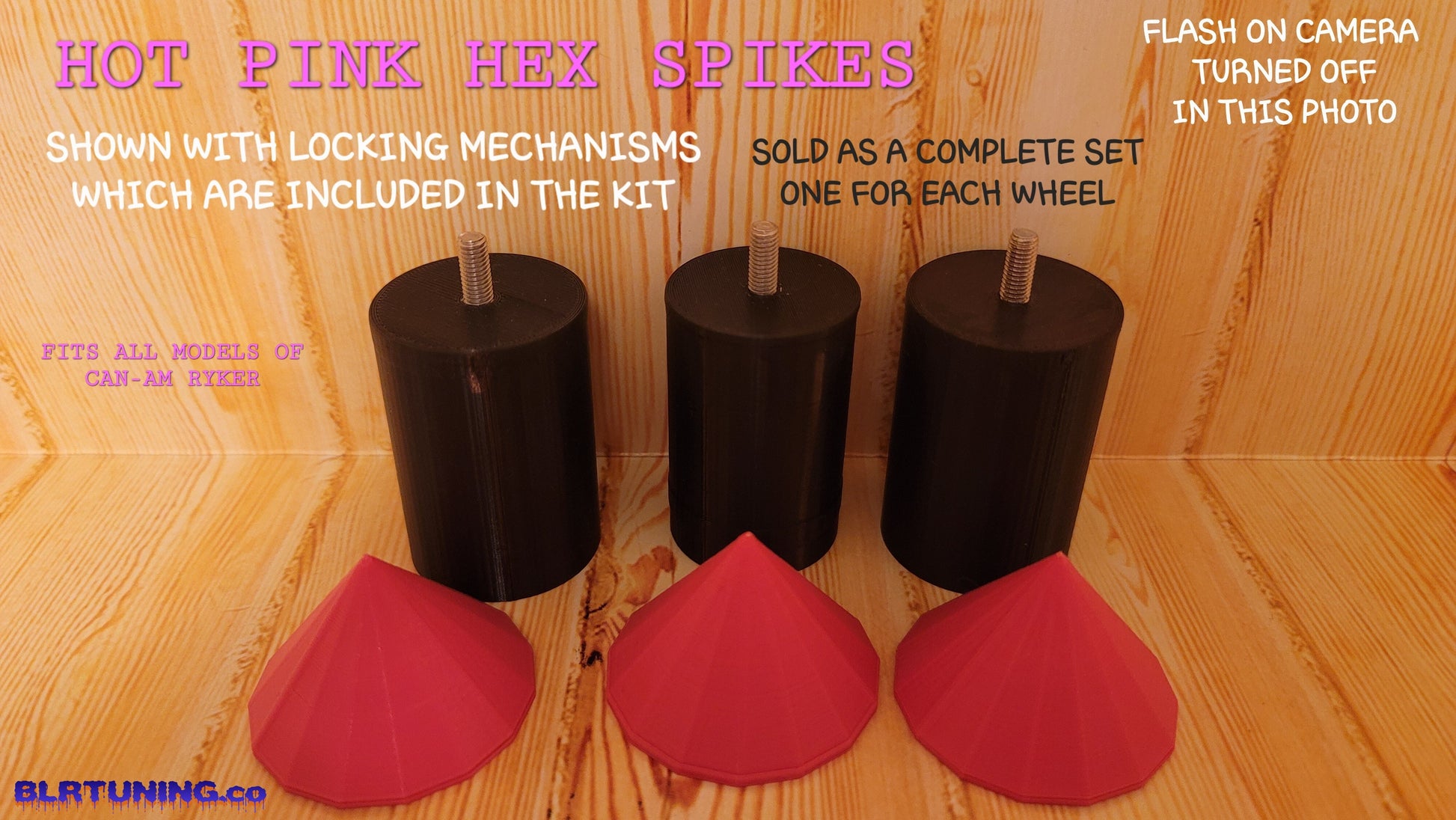 CAN-AM RYKER WHEEL CENTER CAPS - Howling Moto