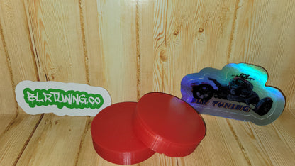 FRONT HUB COVERS FOR CAN-AM RYKER sold as a set of 2 - Howling Moto