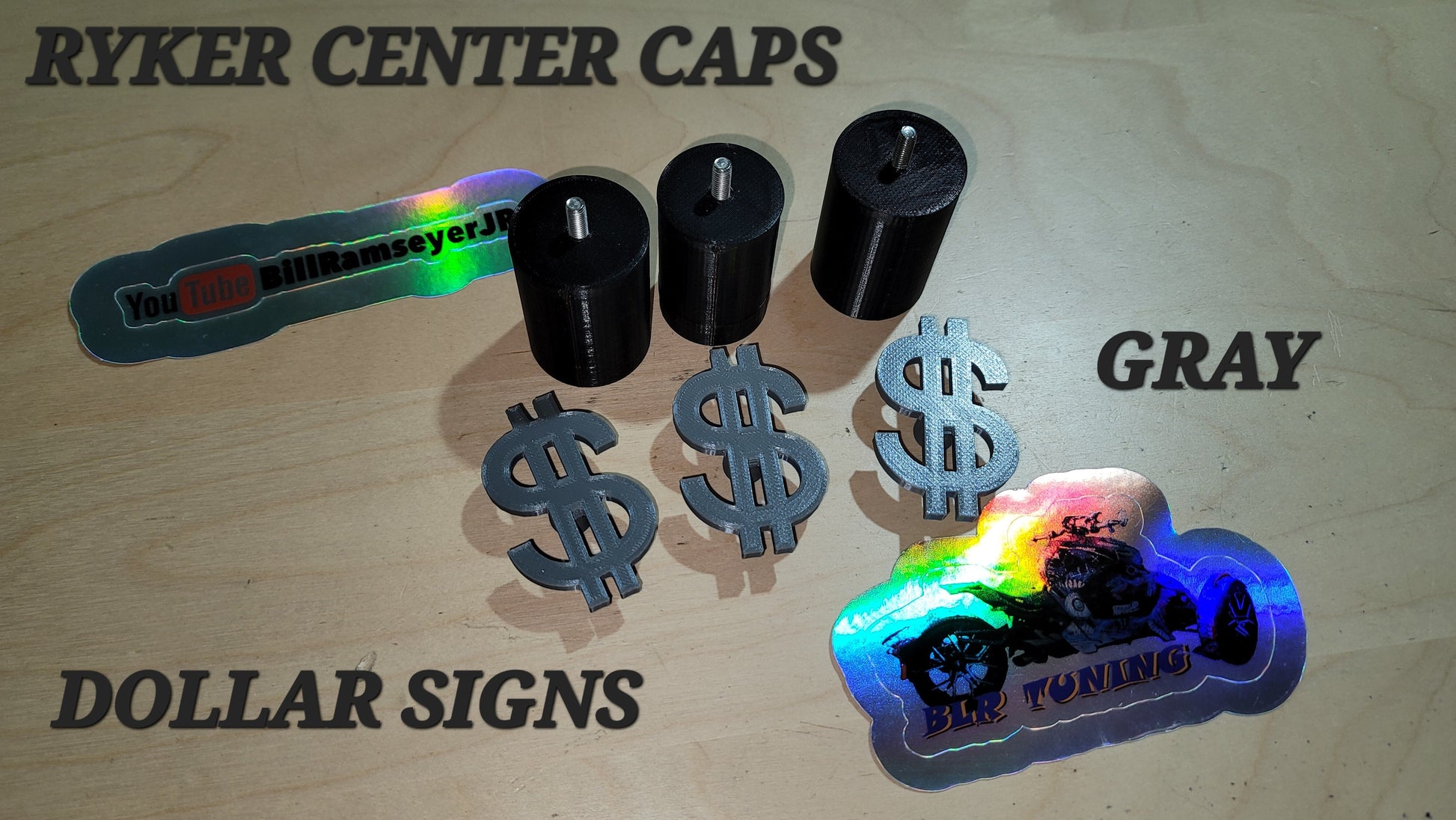 CAN-AM RYKER WHEEL CENTER CAPS - Howling Moto
