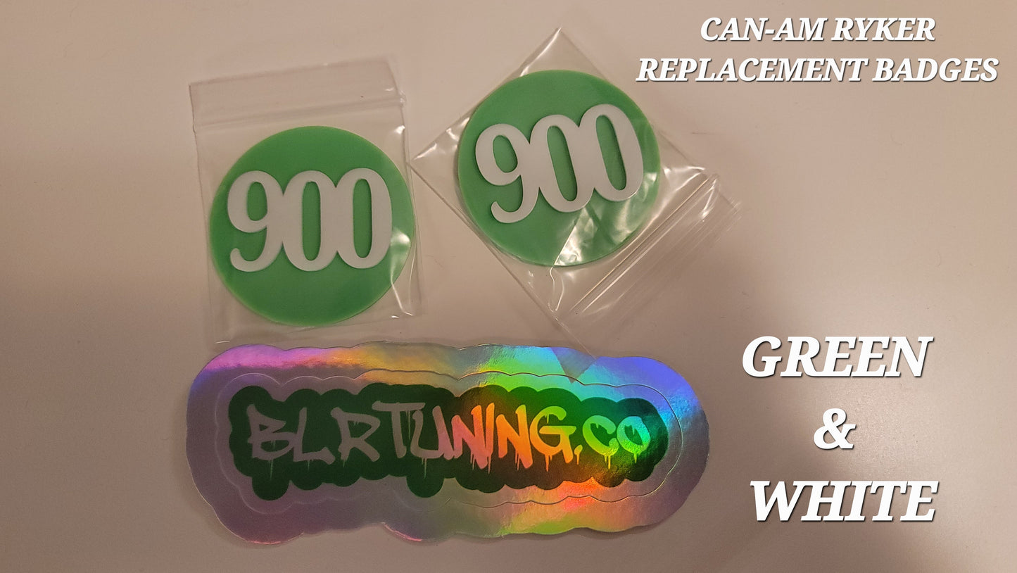 CAN-AM RYKER REPLACEMENT BADGES - FRONT & REAR - Howling Moto