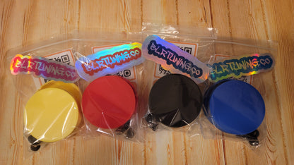 FRONT HUB COVERS FOR CAN-AM RYKER sold as a set of 2 - Howling Moto