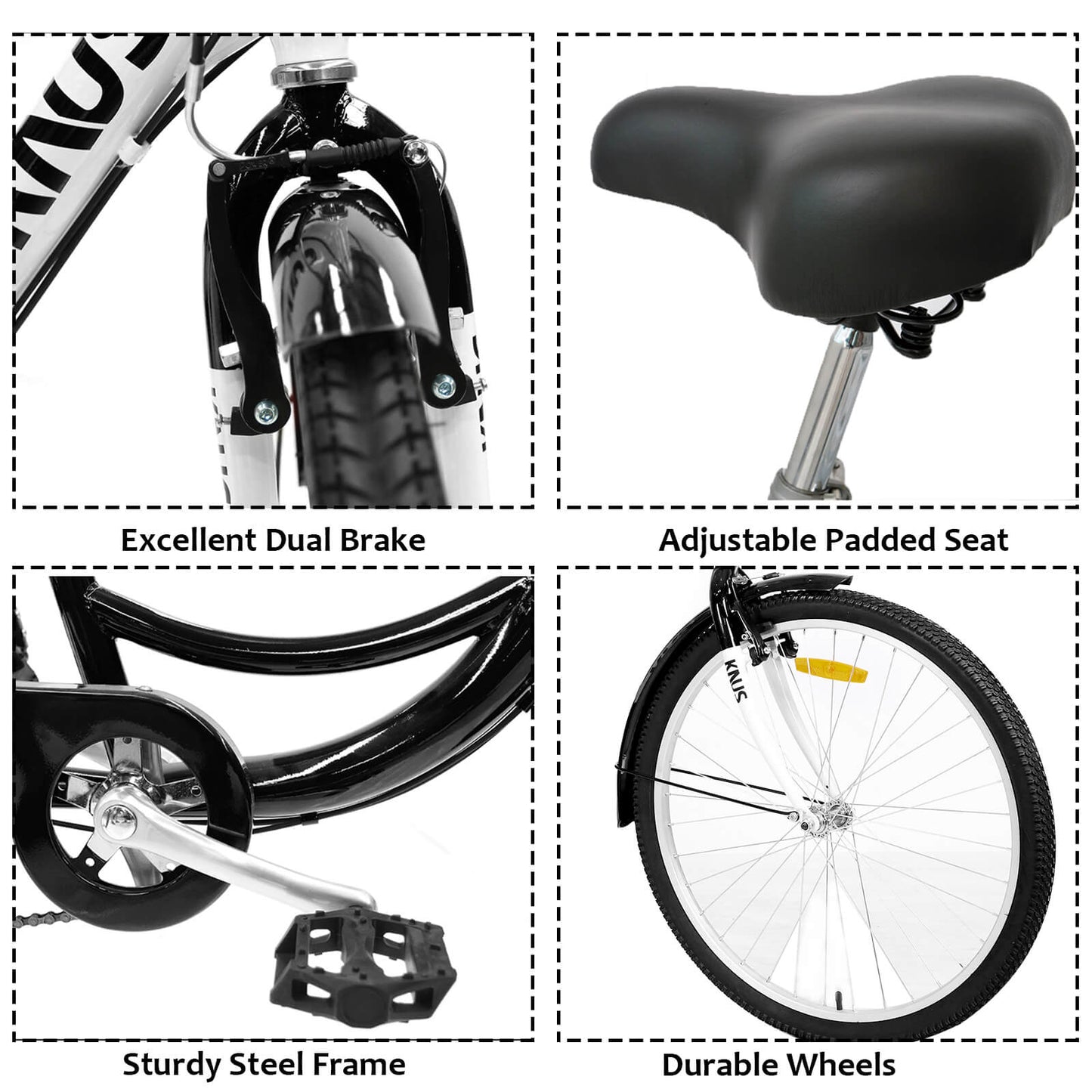 Knus Virbus 26“ Single-Speed Tricycle For Adults - Howling Moto