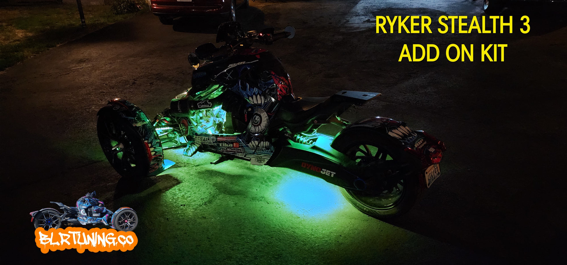 STEALTH 3 ADD-ON LED KIT FOR CAN-AM RYKER - Howling Moto
