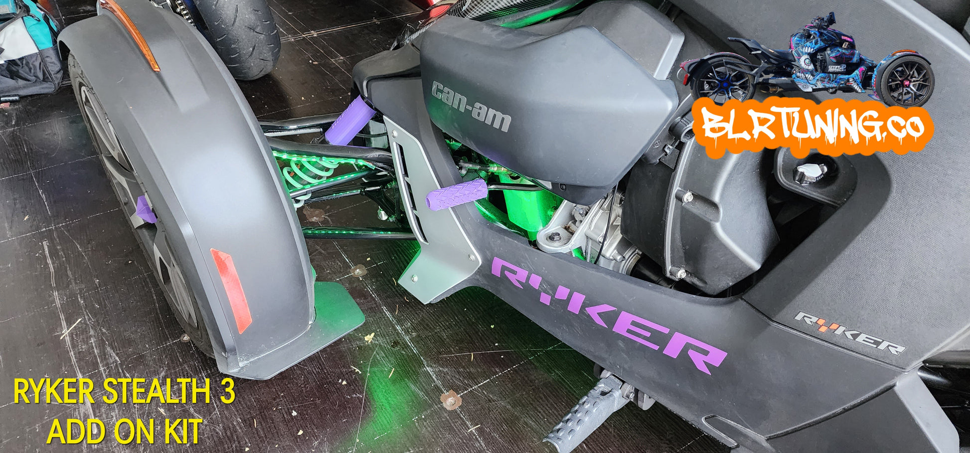 STEALTH 3 ADD-ON LED KIT FOR CAN-AM RYKER - Howling Moto