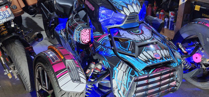 CAN-AM RYKER SUGAR SKULL IN WEB INTAKE COVERS - Howling Moto
