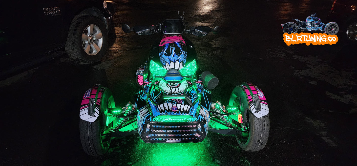 STEALTH LED COMPLETE BUNDLE FOR CAN-AM RYKER - Howling Moto