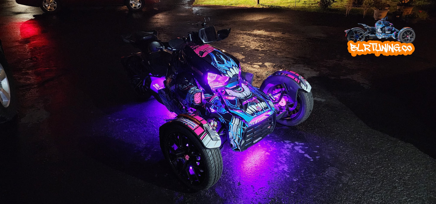STEALTH LED COMPLETE BUNDLE FOR CAN-AM RYKER - Howling Moto