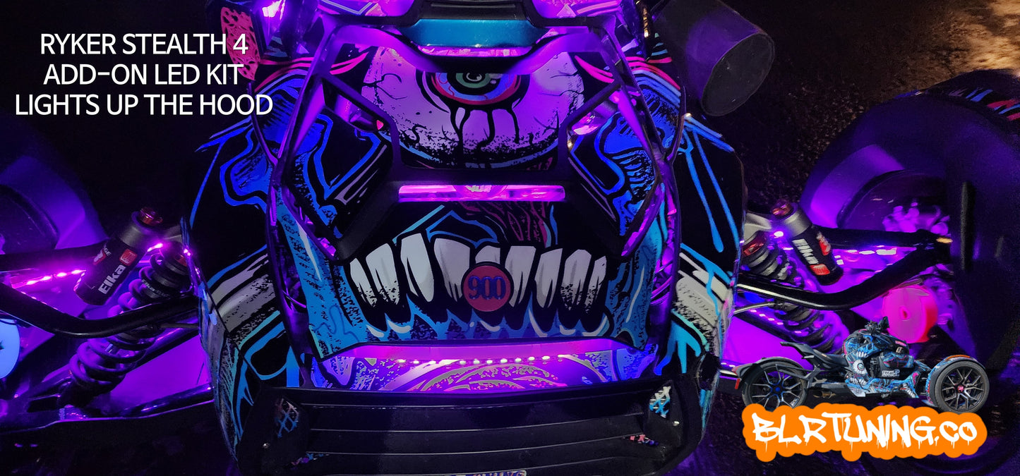 STEALTH 4 LED ADD-ON KIT FOR CAN-AM RYKER - Howling Moto