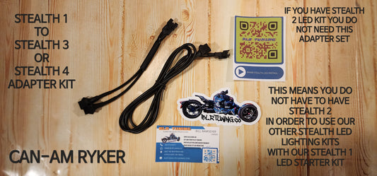 RYKER STEALTH 1 TO STEALTH 3 OR STEALTH 4 ADAPTER KIT - Howling Moto