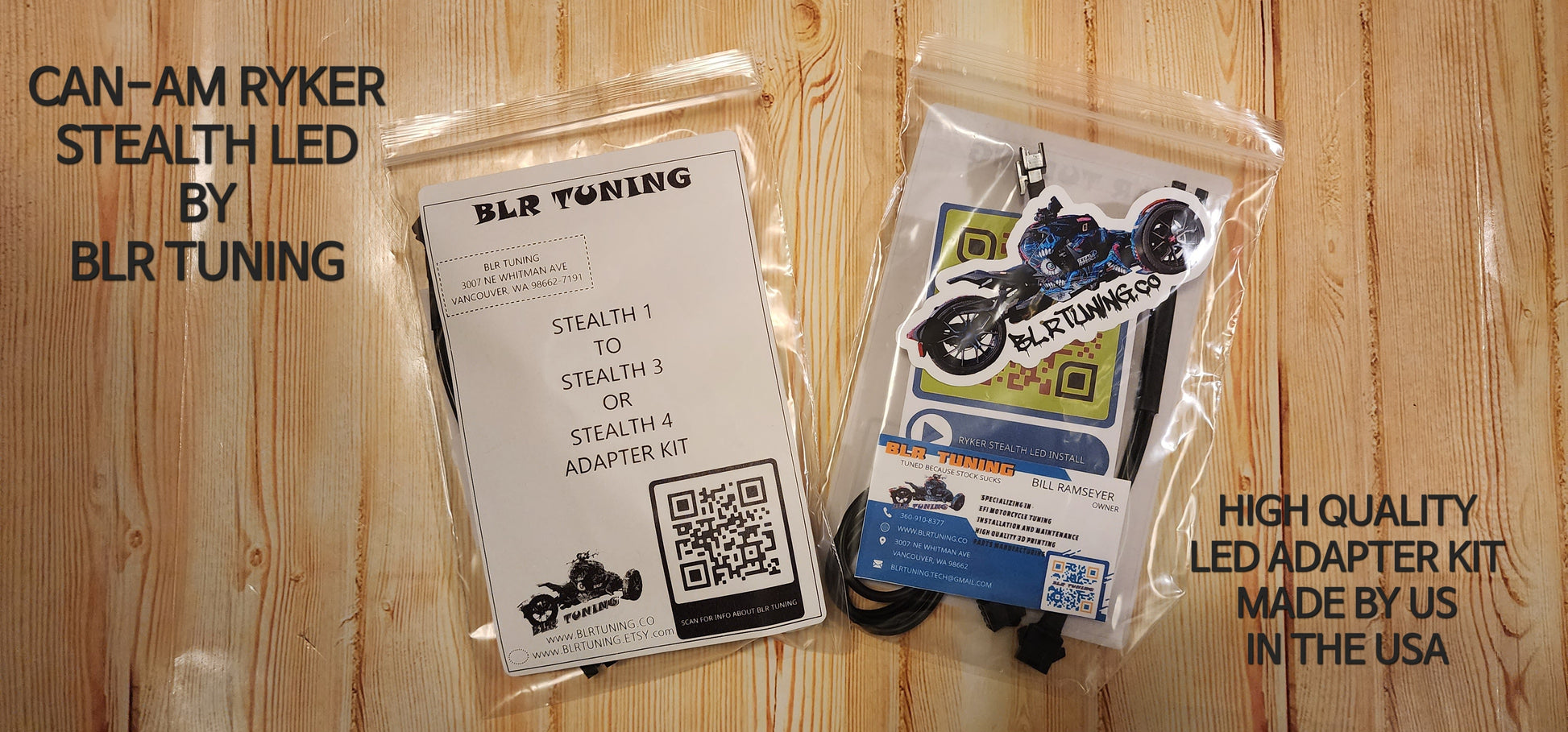 RYKER STEALTH 1 TO STEALTH 3 OR STEALTH 4 ADAPTER KIT - Howling Moto