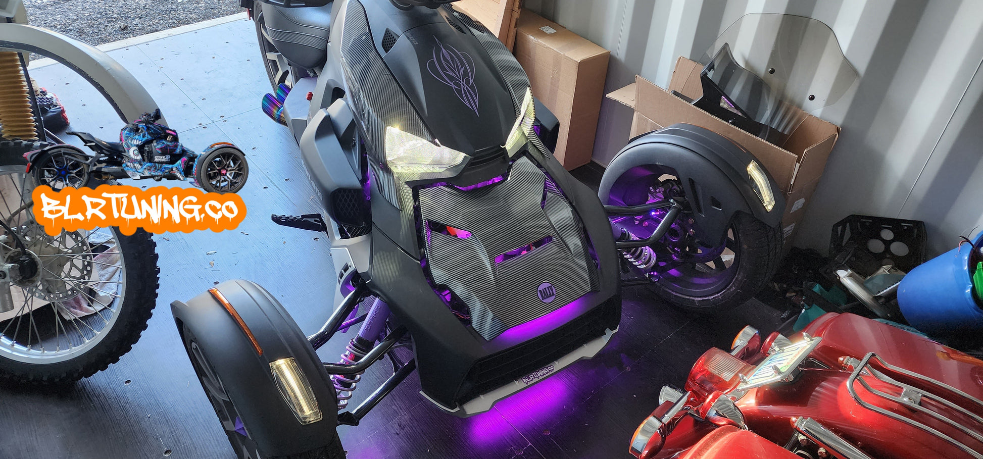 STEALTH 4 LED ADD-ON KIT FOR CAN-AM RYKER - Howling Moto