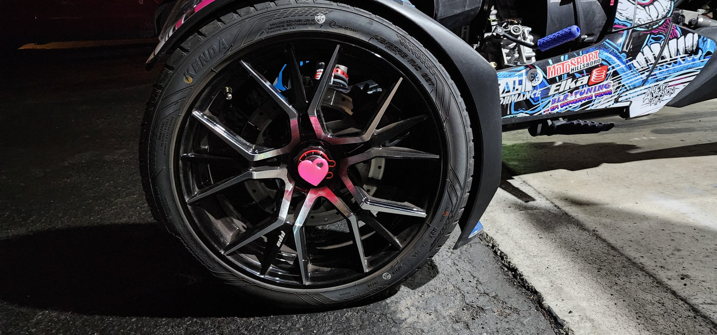 CAN-AM RYKER HEART CENTER CAPS - Howling Moto