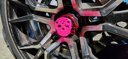 Sugar Skull Wheel Center Caps For Can-Am Ryker Fits All Models - Howling Moto