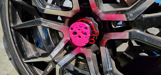 Sugar Skull Wheel Center Caps For Can-Am Ryker Fits All Models - Howling Moto