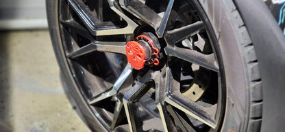 Sugar Skull Wheel Center Caps For Can-Am Ryker Fits All Models - Howling Moto