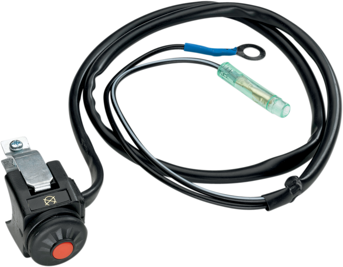 Moose Offroad OEM-style safety kill switch with wiring connectors, offroad vehicle kill switch for secure engine shutdown.